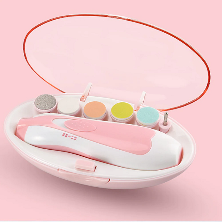 Coupe-ongles électrique pour bébé, lime à ongles, outils de manucure à faible bruit