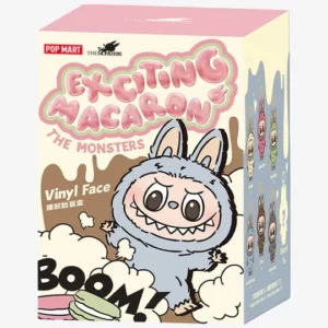 POP MART The Monsters Labubu Exciting Macaron Vinyl Face Plush Series