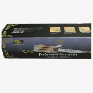 Fer à friser triple professionnel